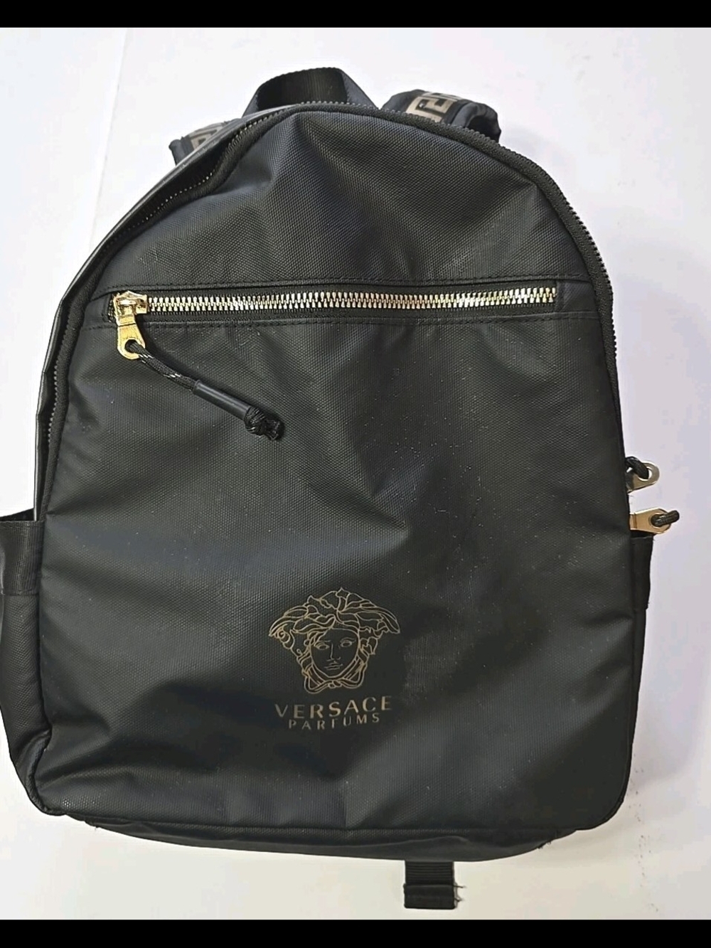 Versace Parfums Black Nylon Backpack - Picture 3 of 12